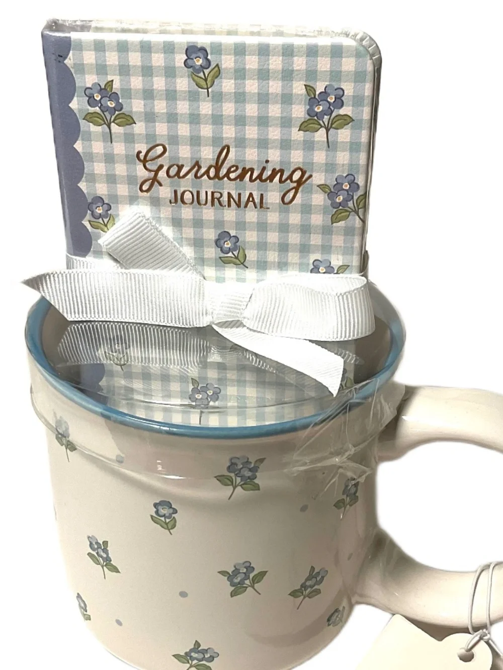 Gardening Gift Set with Camper Mug and Journal